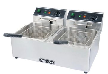 Adcraft Double Tank Commercial Electric Fryer