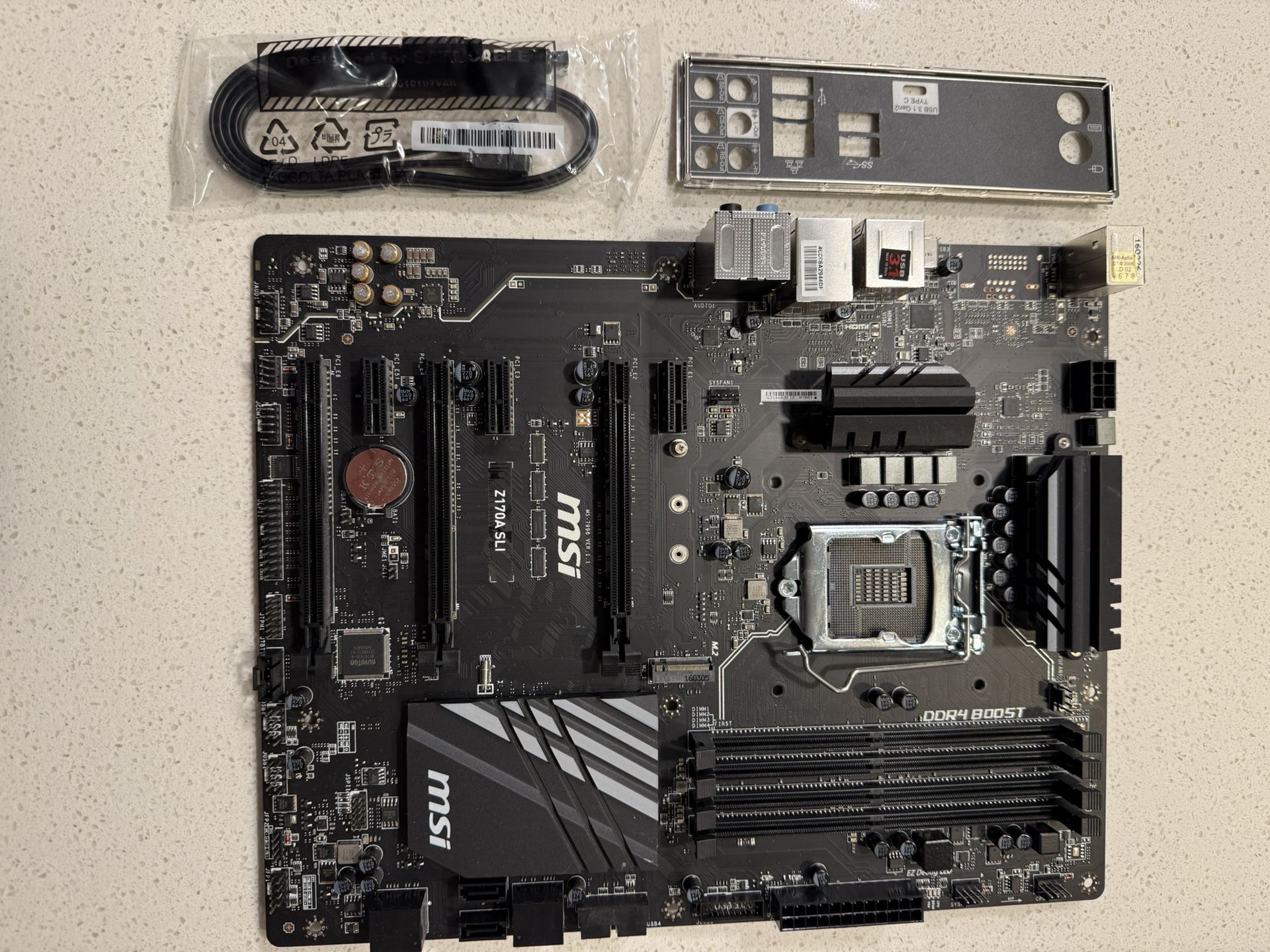 MSI Z170A SLI LGA 1151 Intel Z170 USB 3.1 ATX Motherboard