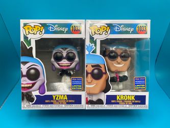 (NEW) Funko POP! Disney The Emperor’s New Groove #1032 and #1033 Kronk and Yzma (Wonderous Convention 2021 Exclusive) (VAULTED)