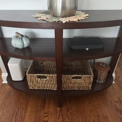 Crate & Barrel Console Table