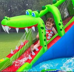 Kids Water Slide Outdoor Play - Crocodile Cave Adventure
New, in Box