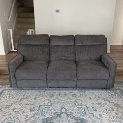 Living Spaces Recliner Couch 