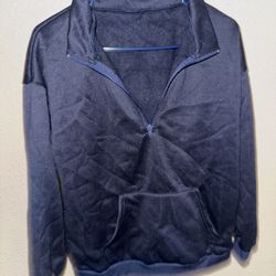 Navy blue half zip 