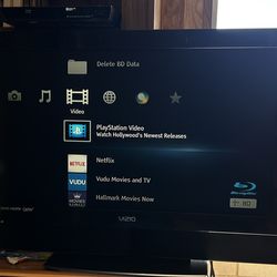 Vizio 32” HD LED TV (1080p) & Sony BD WiFi  wireless/lan