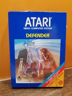 Atari 2600 Defender video game cartridges CIB