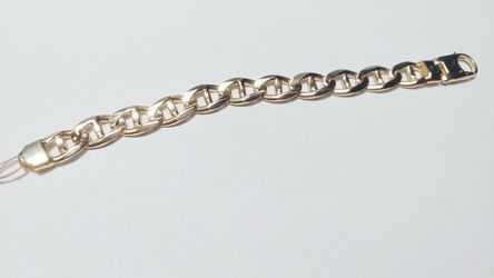14k gold 55.8g 13mm 8” Gucci link bracelet