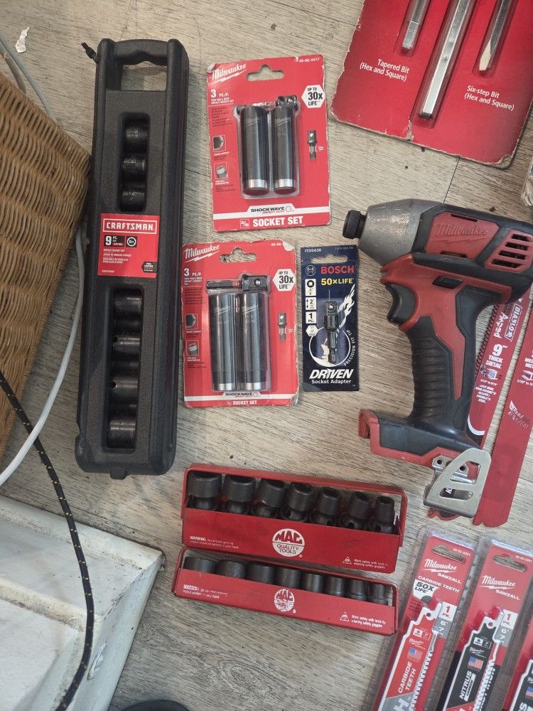M18 Impact And Sockets Mac Tools And Craftsman 
