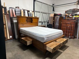Queen bed with mattress $399