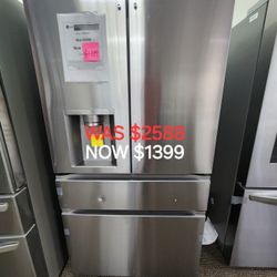 29 Cu. Ft. Smart Standard Depth Max French Door Refrigerator With Full Convert Drawer 