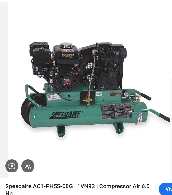1VN93 Speedaire Contractor's Compressor