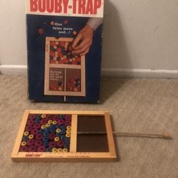 Vintage 1965 Booby Trap Spring Bar Game- Parker Bros