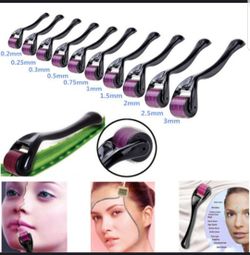 540 titanium micro needle derma roller for face and body stainless steel beauty tools