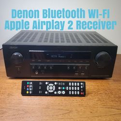 Denon Bluetooth AVR S750H Home Theater Receiver  Apple Airplay HEOS Wi-Fi  With Original Remote