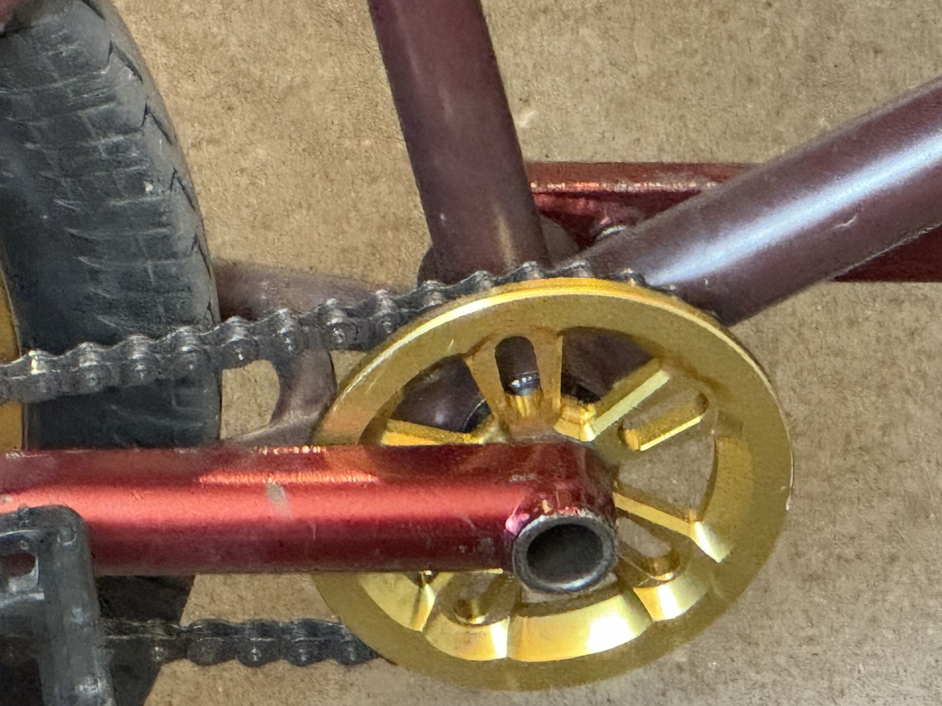 Cult bmx Frame With Shadow Conspiracy Crank Tred And Chain