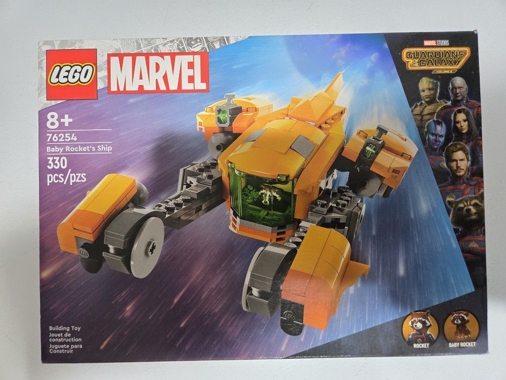 NEW LEGO MARVEL BABY ROCKET'S SHIP 76254