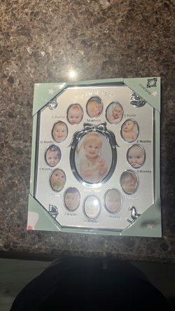 My First Year Baby Photo Collage Frame