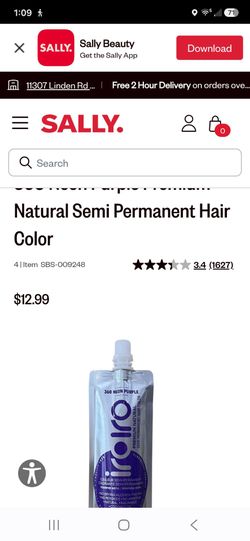 Iroiro sallys hair dye. 1 Baby blue & 1 purple