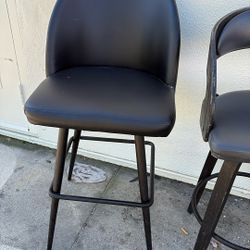 Bar Stools Set of 2 – Black – Great Condition – Need Gone
