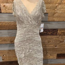 Blue Sage Lace Dress Size 8