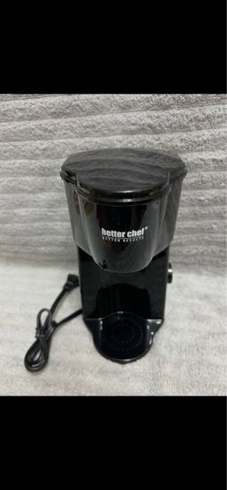 Better Chef Compact 1-Cup Ground Or Pod Coffee Maker