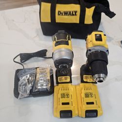 DeWalt 20V Brushless Drill + Impact Combo — Factory Reconditioned — Irvine