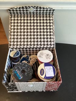 Ribbons, Trims, Cord, Lace, Storage Box, (Crafts, Sewing)