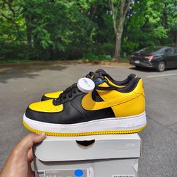 $100 Local Pickup Nike Air Force 1 Low Black White University Gold Size 10.5 Original Box eBay Authenticated Rare Nowadays 