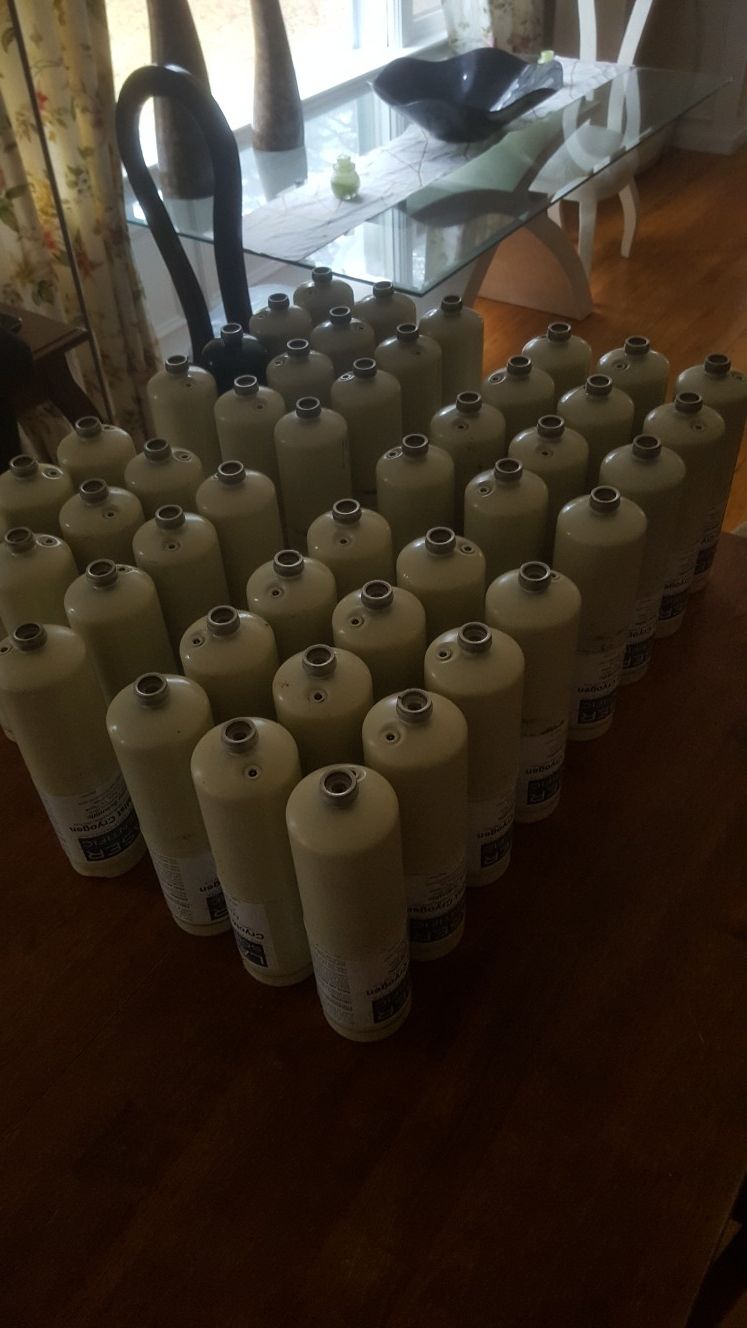 Laser Hair Removal Cryogen Cans