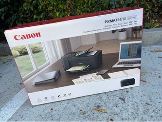 Canon PIXMA TR4720 Wireless Color Inkjet Printer, All-In-One, Print, Scan, Copy, Fax (21-MFP4)