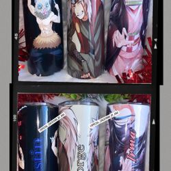 Personalized Anime Tumbler Cups 😊 Message me for your custom tumblers