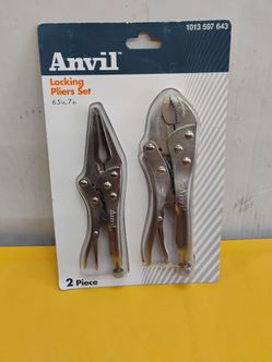 Anvil 2-Piece Locking Pliers