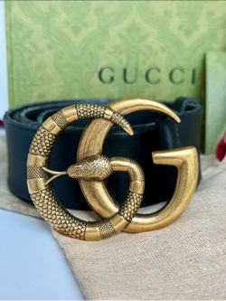 Black authentic Gucci belt