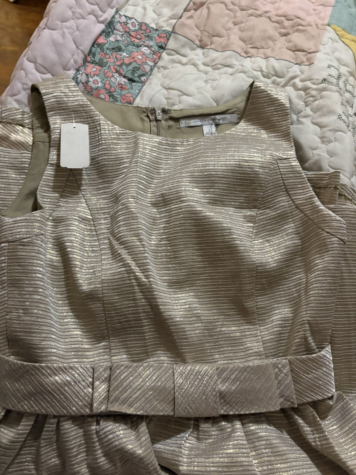Lauren Conrad Size 2 Gold dress