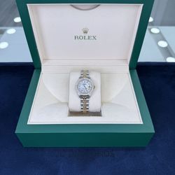 26 MM 2 Tone Stainsteel 10k Gold Bezel Diamonds Real 1 Carat 