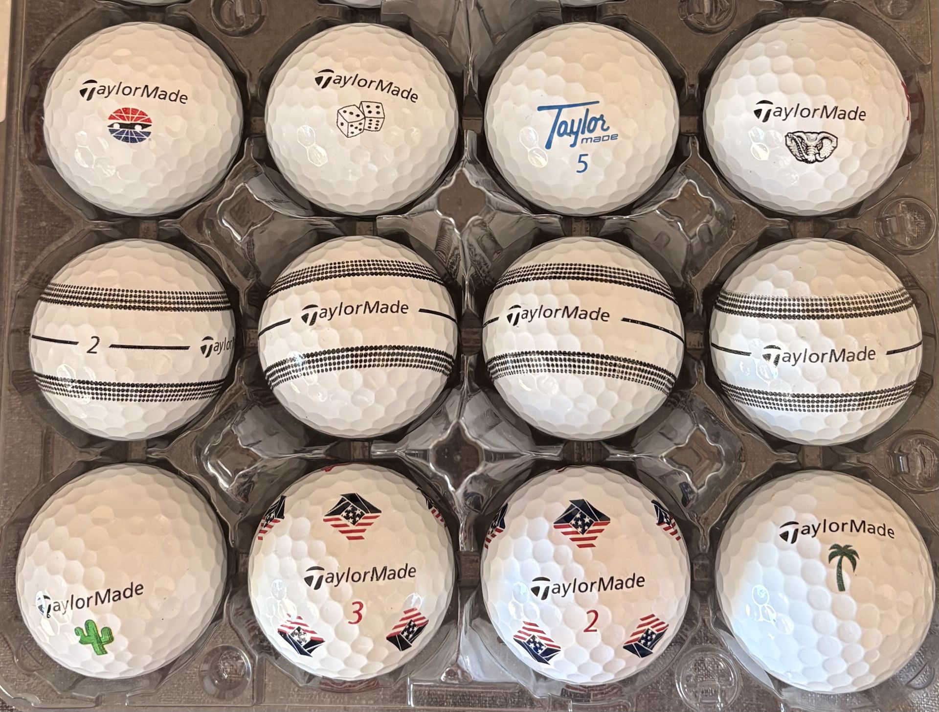 2 Dozen TaylorMade TP5 and TP5X Golf Balls As Pictured ⛳️ ———