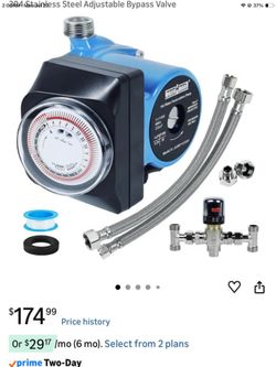 Instant Hot Water Recirculating Pump Kit w/ Timer – Complete System
