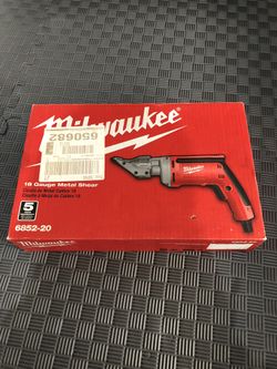 New Milwaukee 18 Gauge Metal Shear