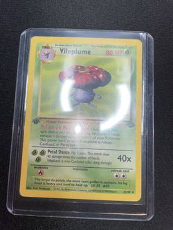 Vileplume 31/64 1st Edition Jungle Set Rare Non-Holo Pokemon Card