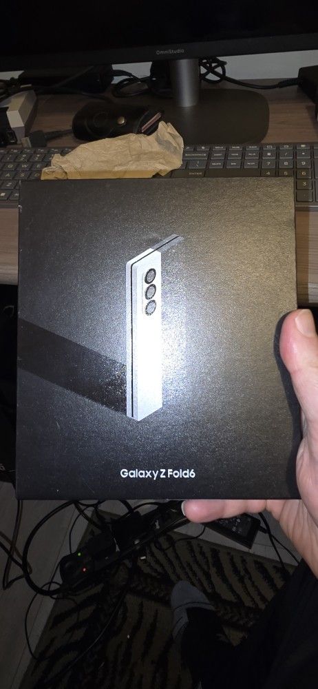 New In Box Samsung Unlocked 512gb Galaxy Z Fold 6 Black Carbon One UI 8.0 Android 16