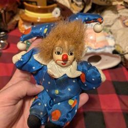 Small Vintage Clown Doll