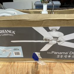 Casablanca Panama 54” DC Ceiling Fan – Complete – $150