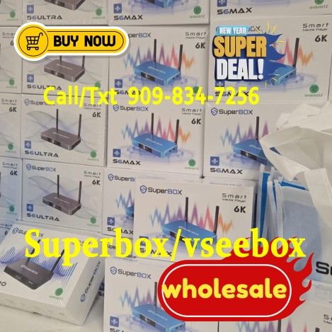 Superbox S6 Max supreme new 2024 Model Wholesale reseller Vseebox SUPER BOX