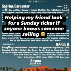 Buying Coachella W2 SUNDAY