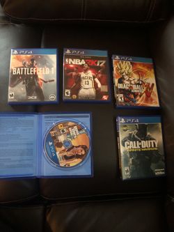 PS4 GAMES NO SCRATCHES LIKE NEW!!