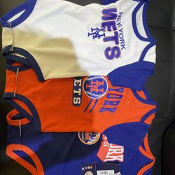 NY METS Infant onesie NEW 