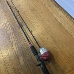 Shakespeare Lady cast Bait casting Rod And Reel