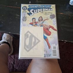 Th Event of the century Superman's wedding, the wedding album.