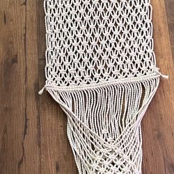 Boho Macrame Hanging Plant Holder - 55” Long