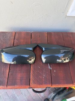 G37 carbon fiber mirror caps