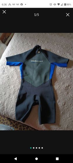 Wetsuit and shoes